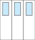 positioned high glazing